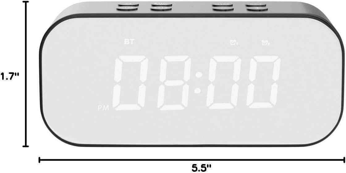 AFK акумулаторен будилник с Bluetooth високоговорител