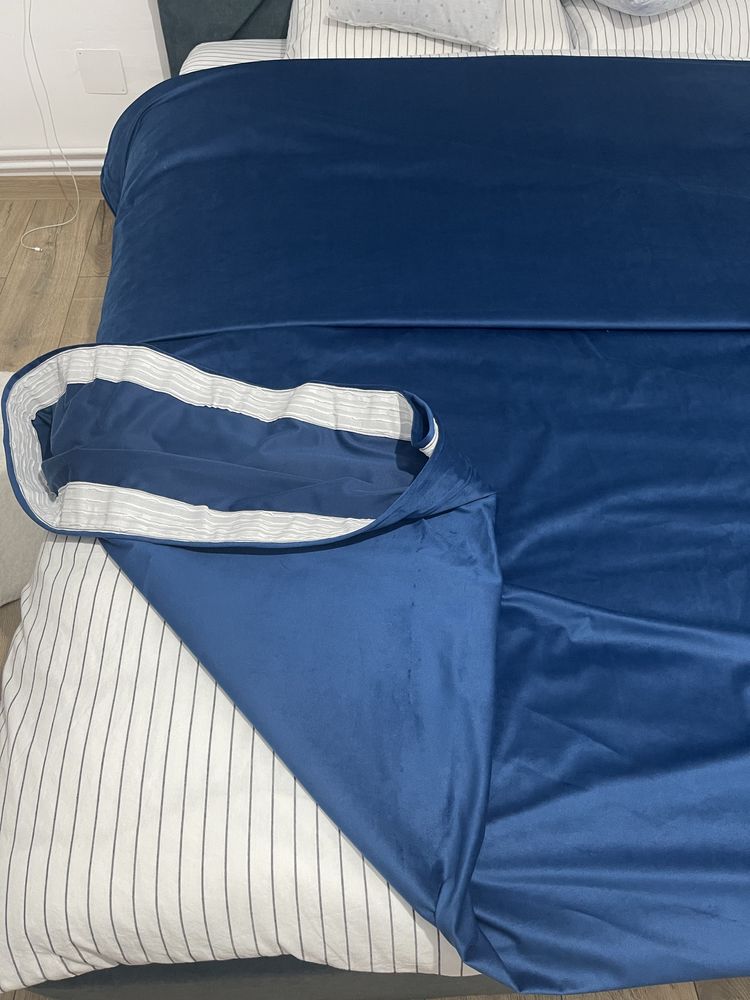 Draperii Catifea Albastru Regal