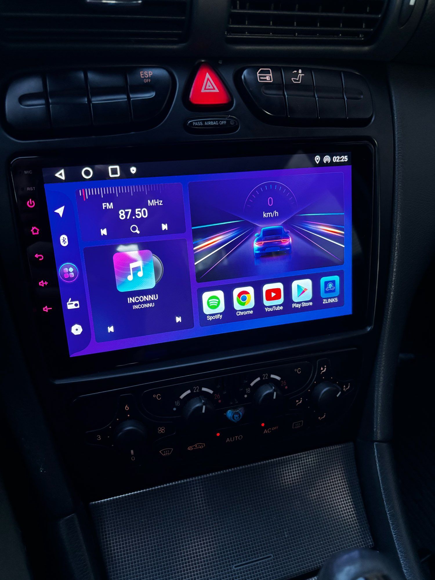 Mercedes W203/W209 мултимедия Android GPS навигация