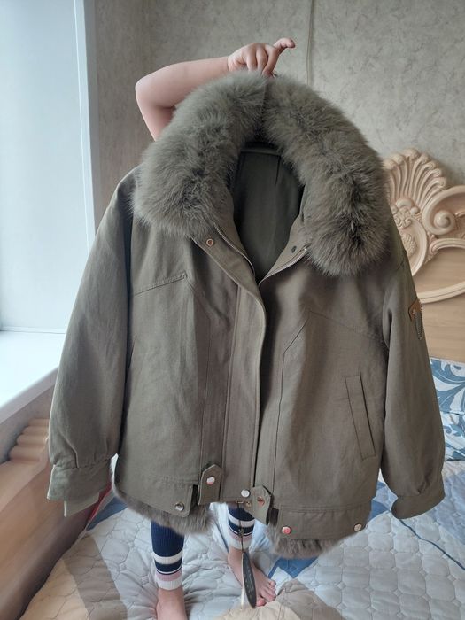 Куртка,парка натуралка,новая