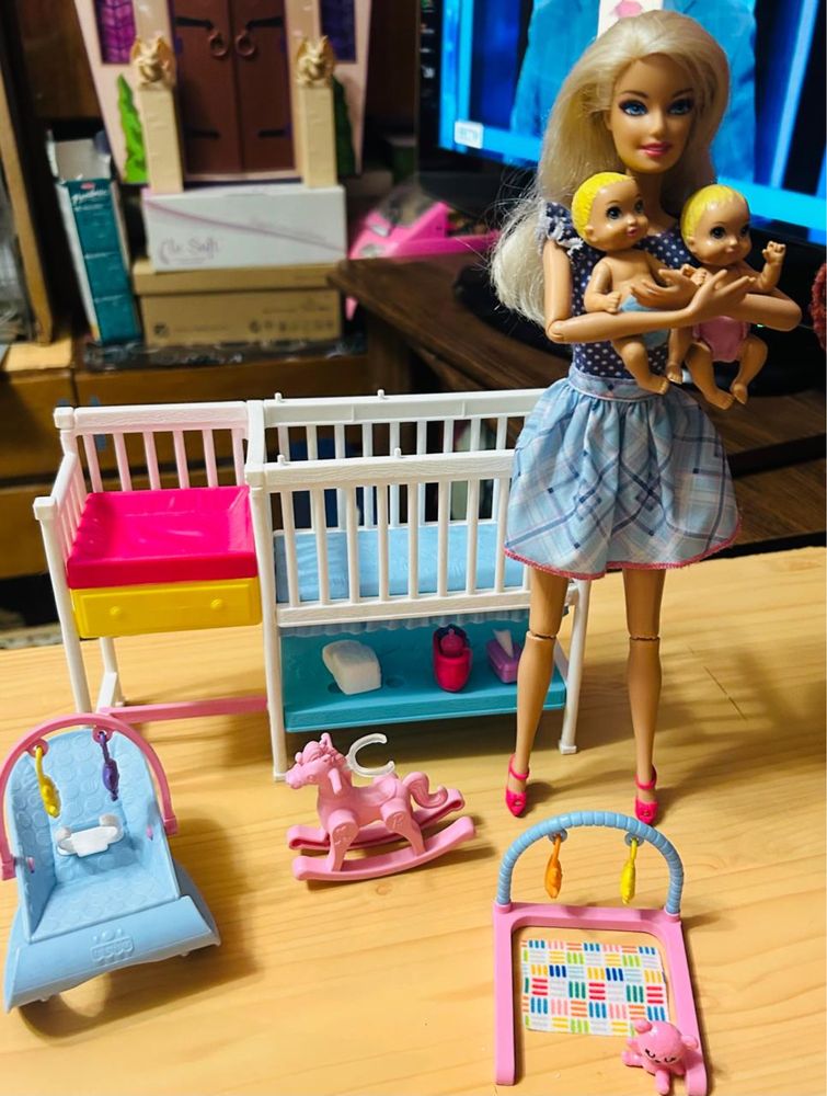 Кукла  Барби и комната для малышей оригинал 15000 окончательно.