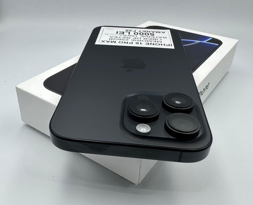 Amanet F28: Iphone 16 Pro Max 256 GB