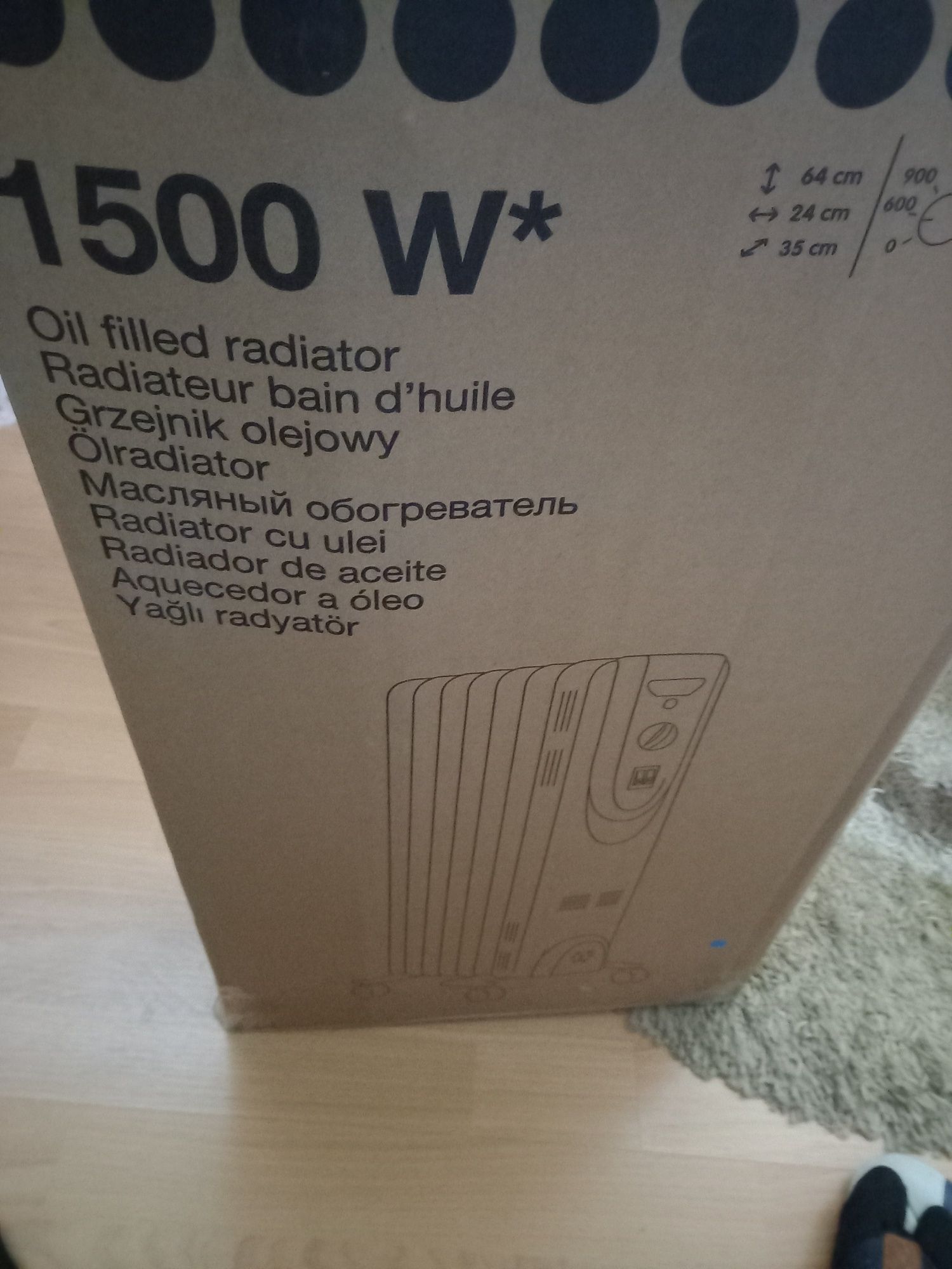 Radiator electric ulei