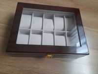 Елегантна  кутия  за съхранение и организиране на 10 часовника