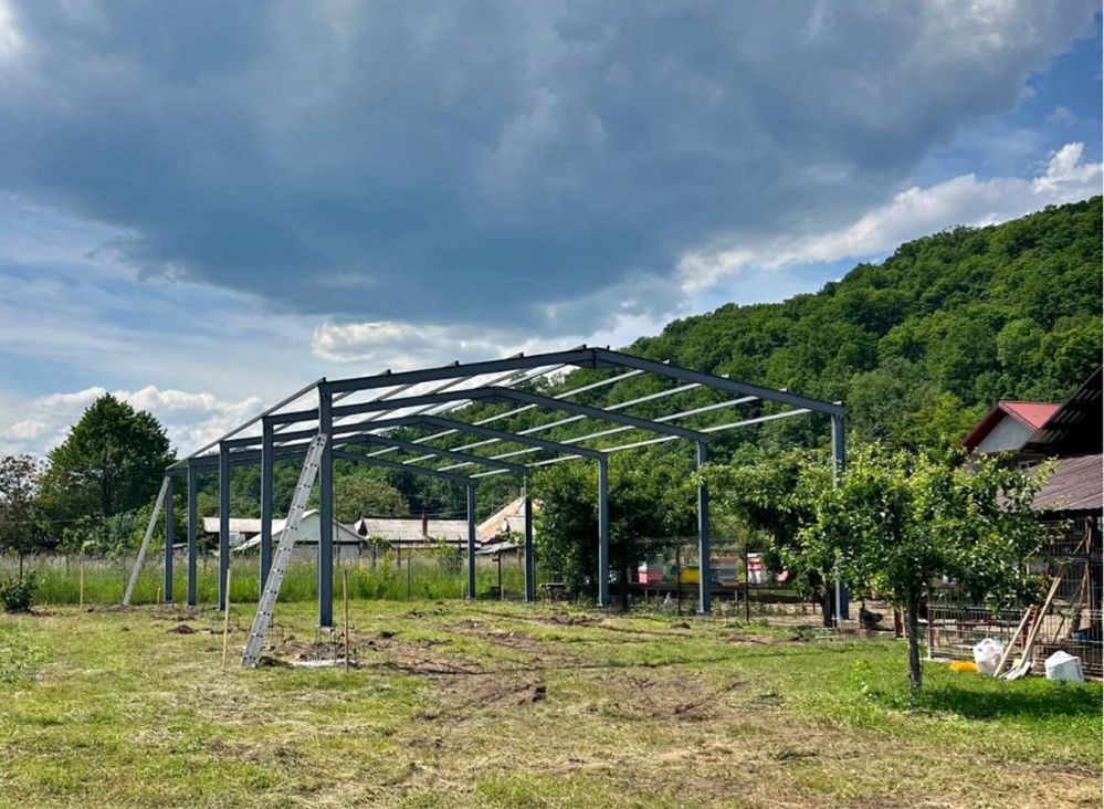 Vand structura metalica 20x10x4 din europrofile la 3000 euro