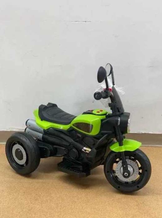 Motocicleta Tricicleta Copii Electrica Motor 6v Sunete Lumini Alb Rosu