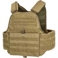 Airsoft Vesta Tactica BATTLE-VEST Plate Carrier Coyote Mil-Tec