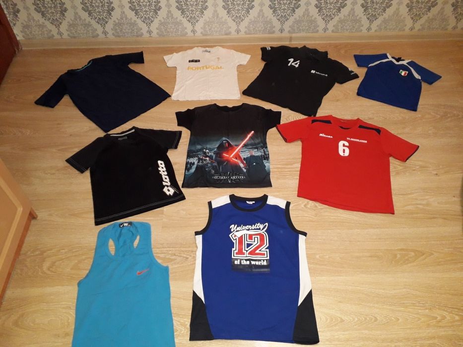 Фирменные футболки на мальчика 8-9-10лет