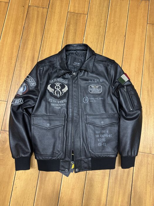 Натуральная кожаная куртка FORTIME