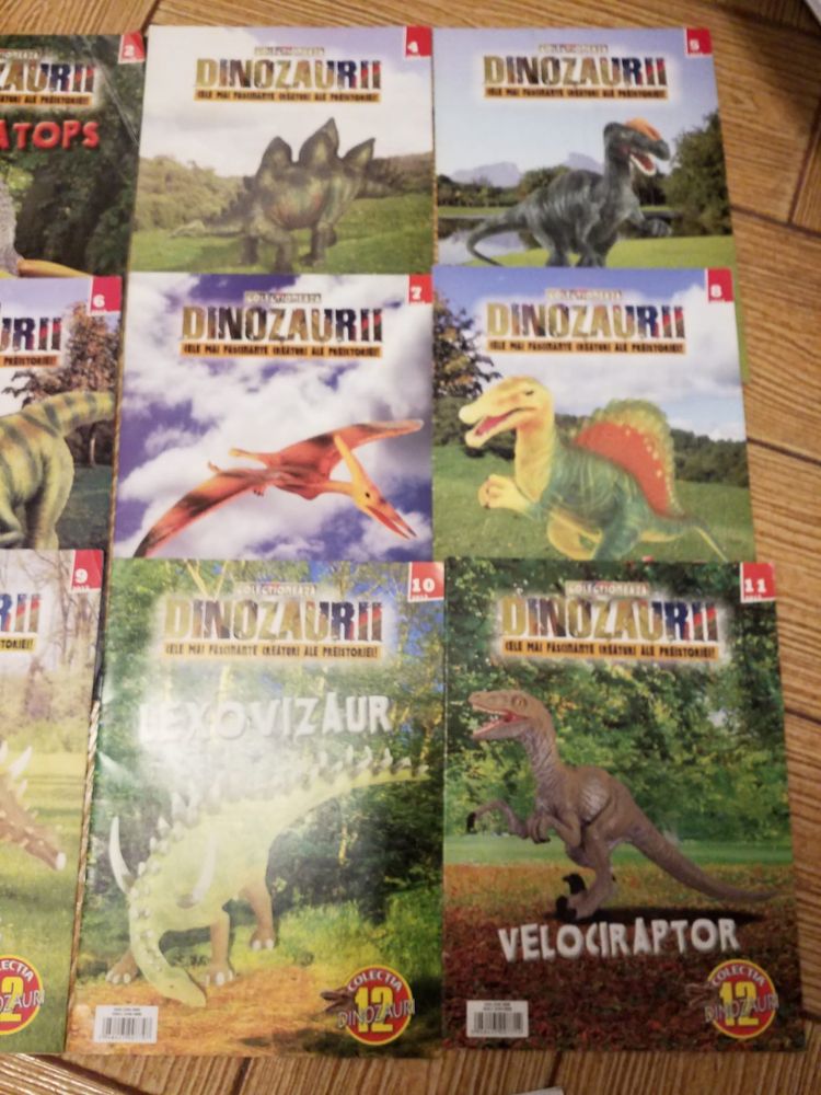 Set 10 reviste Dinozaurii
