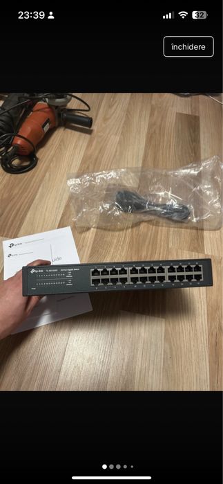 Switch de rețea TP-Link TL-SG1024D cu 24 de porturi