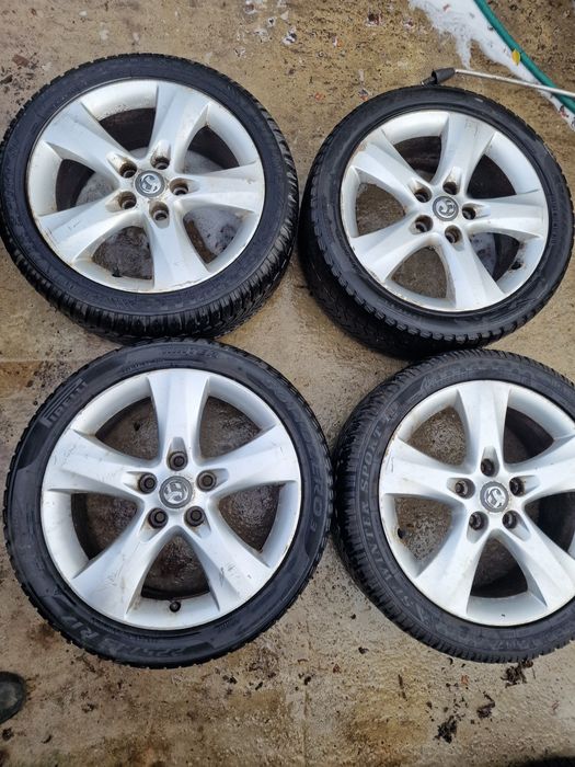 Jante aluminiu cu cauciucuri 225/45/17 de iarna Opel insignia A 5×120