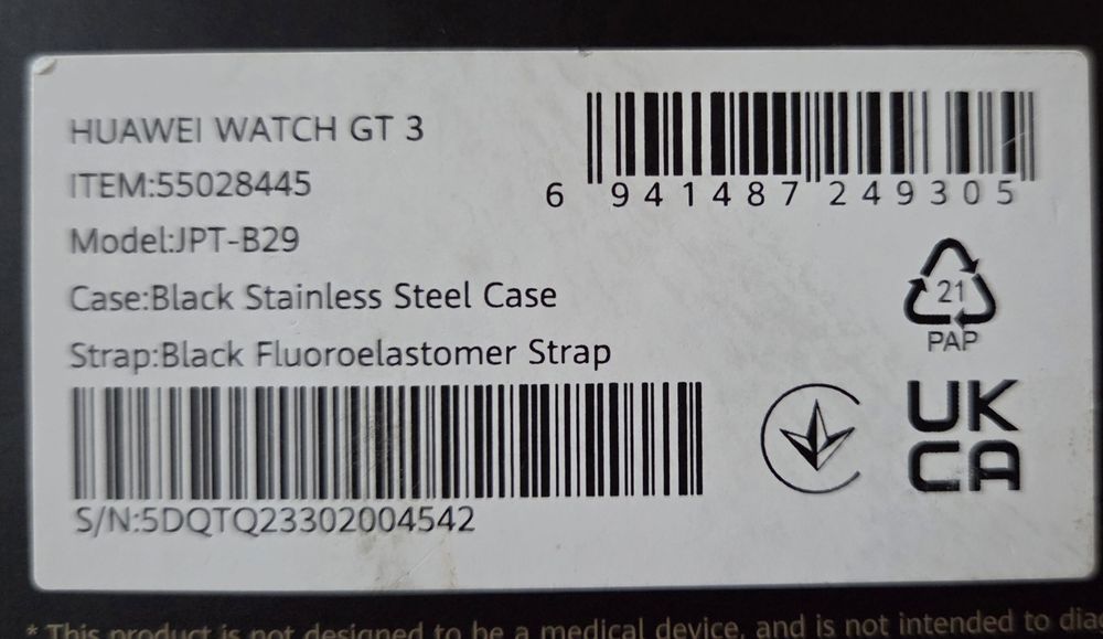 Huawei GT3  46mm black