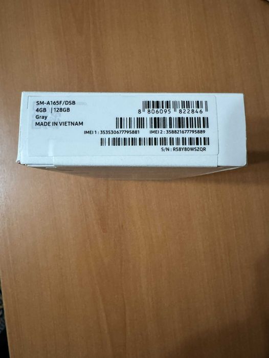 НОВ Samsung A16 128 Gb Grey -> неразпечатан с гаранция