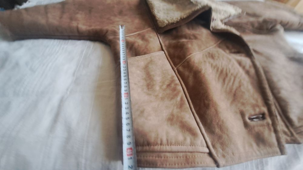 Дамски кожух от агнешка кожа