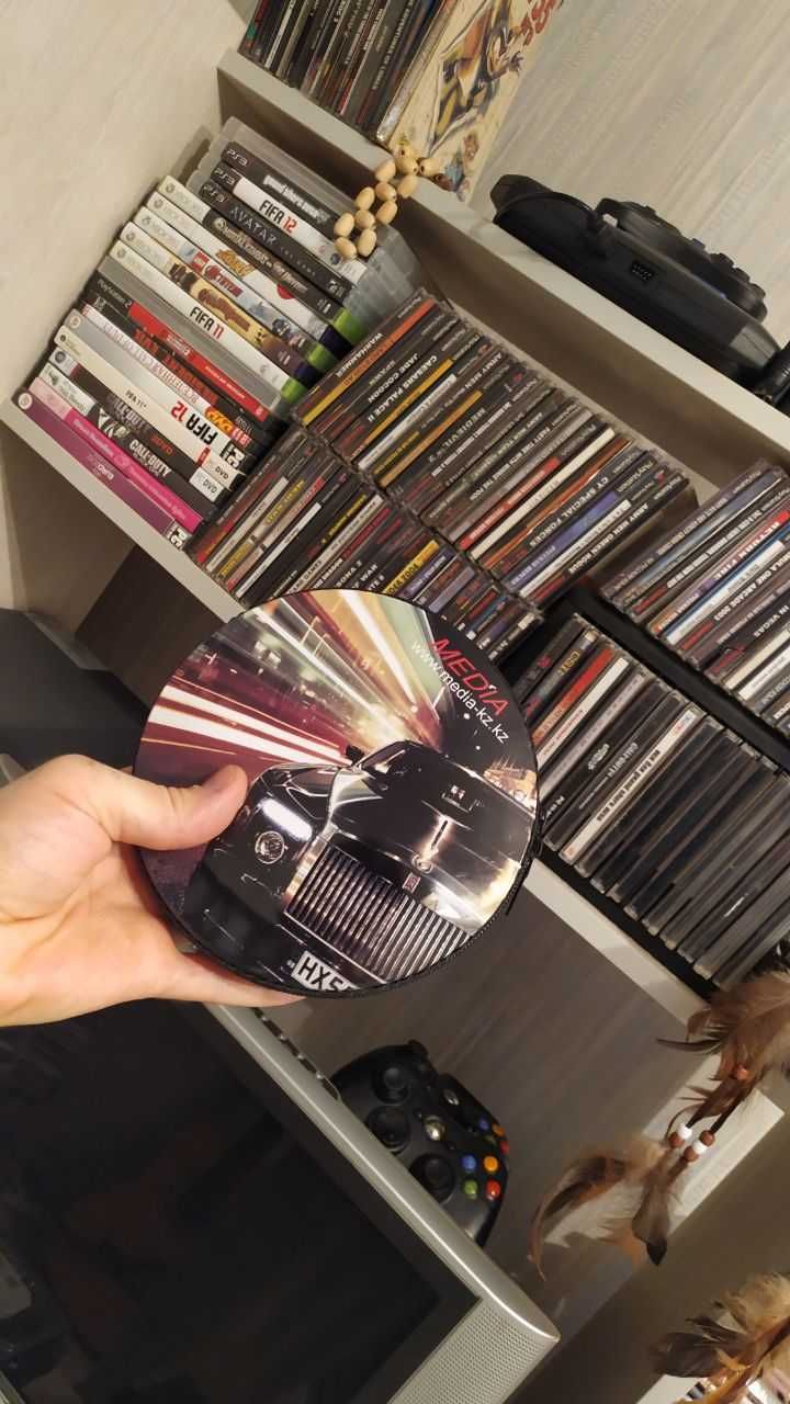 DVD двд cd сд  диски музло кино мульты в пенале