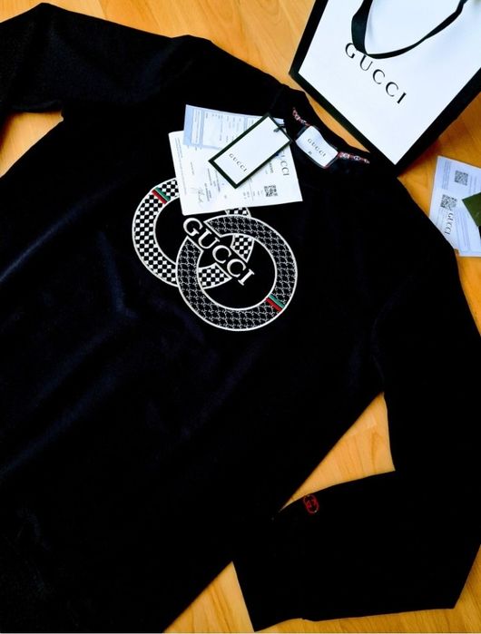 Bluze unisex bumbac,mânecă lunga,logo brodat, new collection