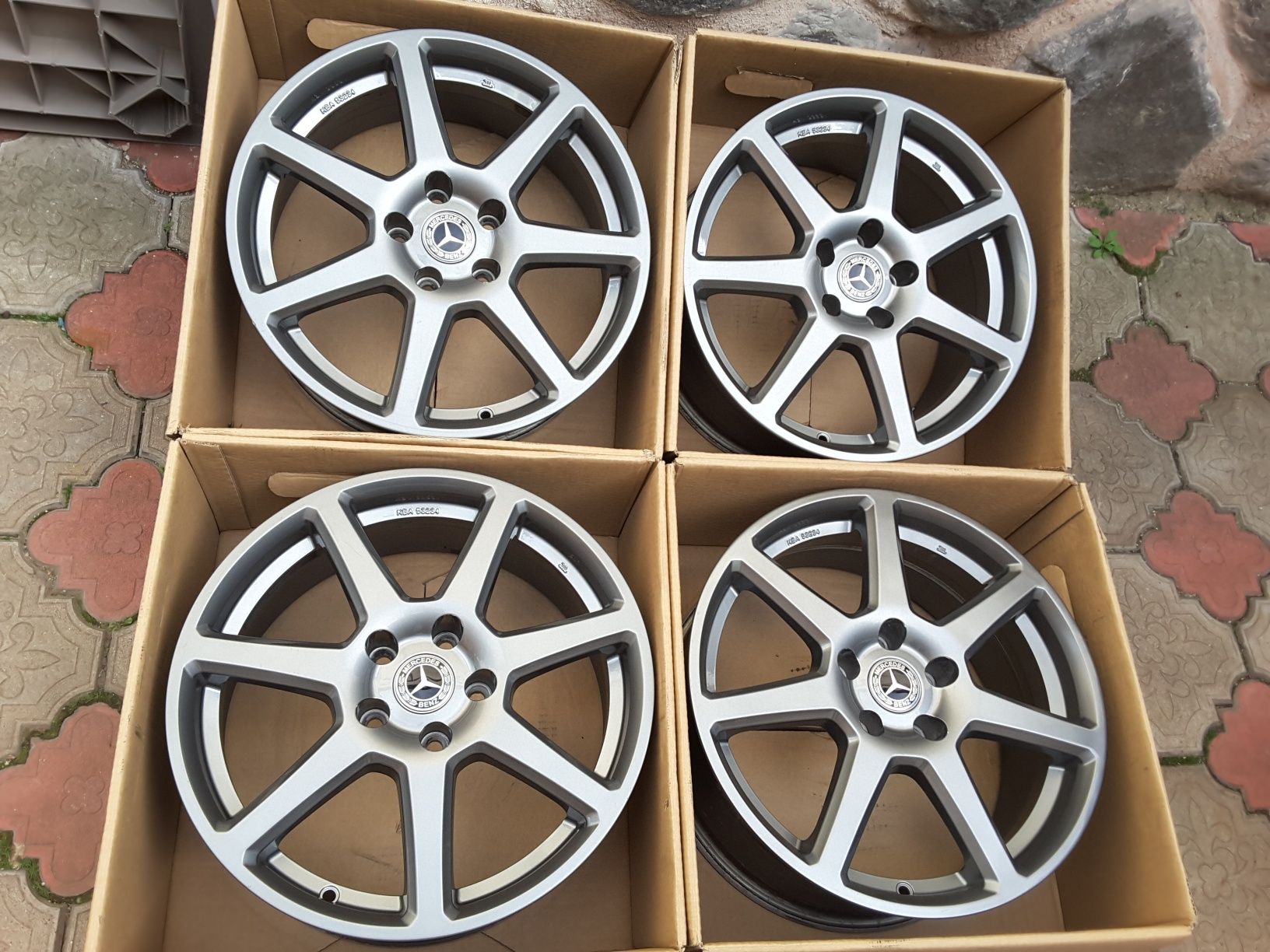 jante aliaj 17; 5x112; Mercedes C, E class w203, w211, w213, GLC, GLK