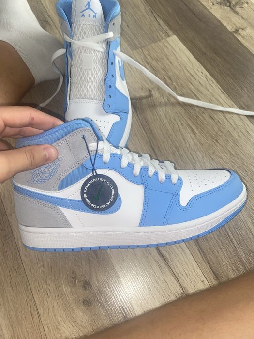 Vand Jordan 1 mid university blue gray