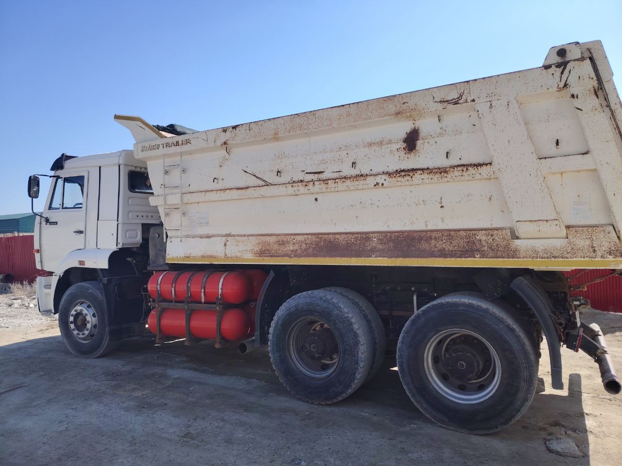Kamaz 2019-yil zavod gaz vichay motor qoʻyilgan