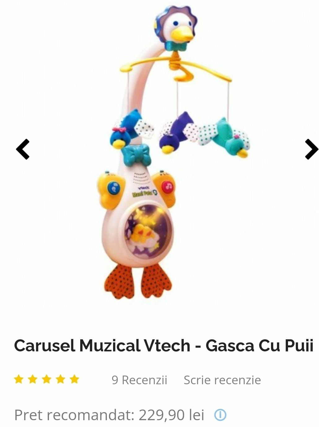 Carusel Muzical Vtech- Gasca cu puii