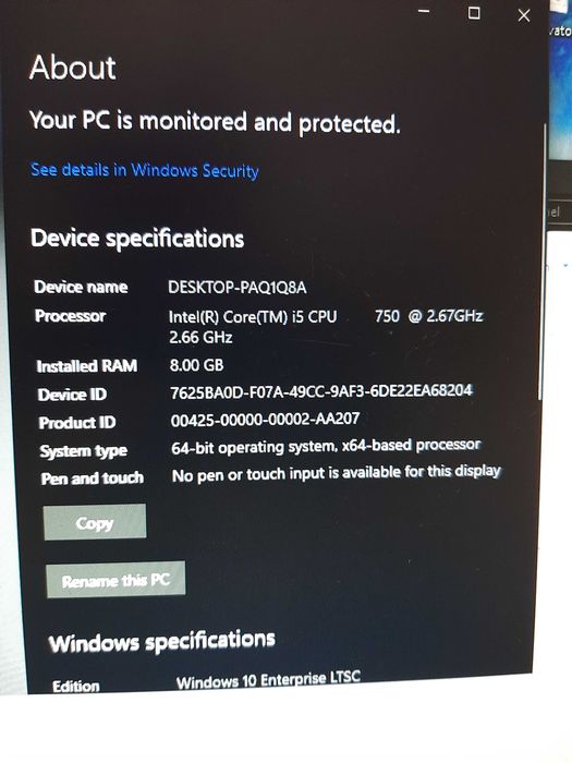 KIT: placa de baza + CPU i5 + 8Gb RAM + cooler + placuta I/O