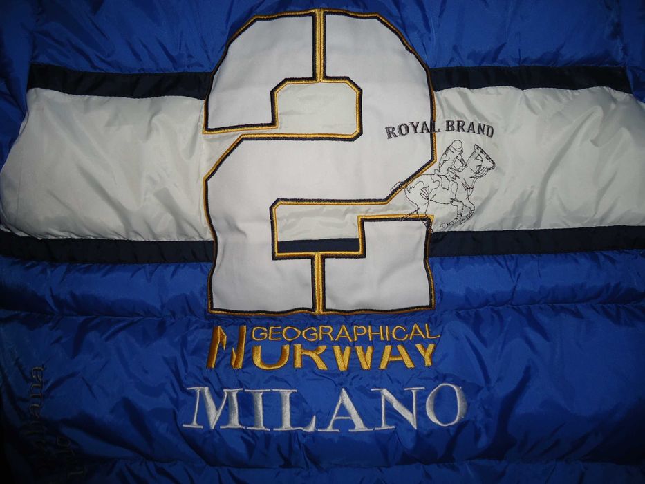 Geaca groasa barbateasca pufoaica gluga 5 buzunare Geographical Norway