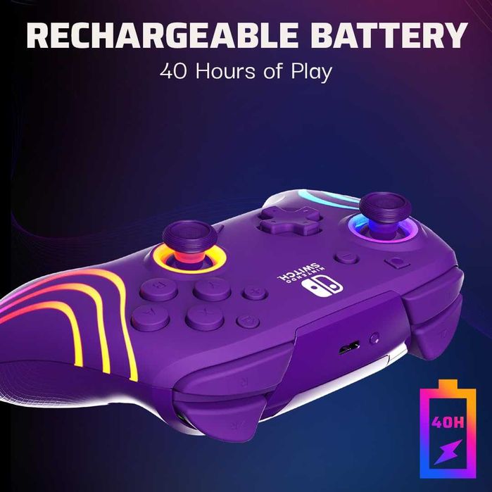 Controller Microsoft Xbox Electric Volt si Nintendo Afterglow Wave,noi
