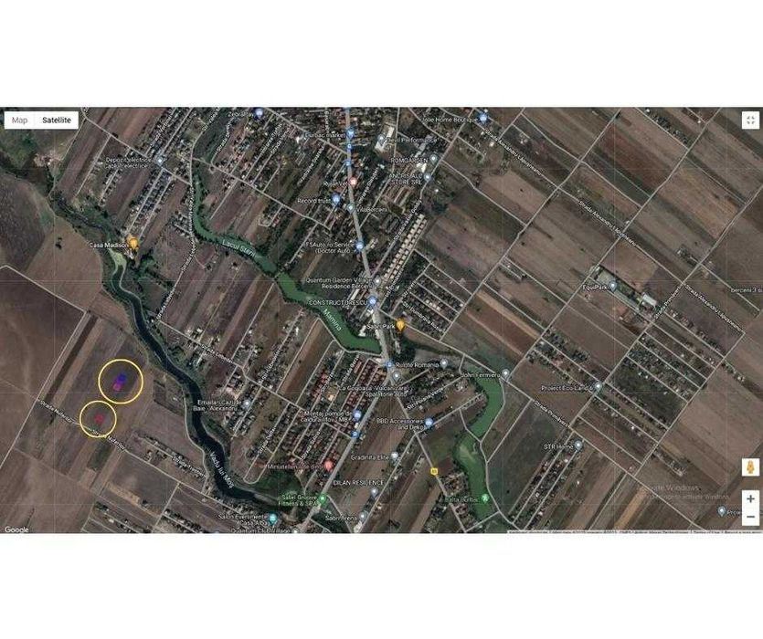 Vand teren Berceni - intrare Vidra