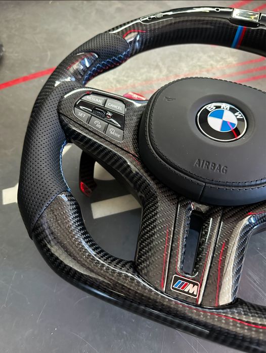 Volan BMW Carbon - Seria G - Race Display - Incalzire - Vibratii - TJA