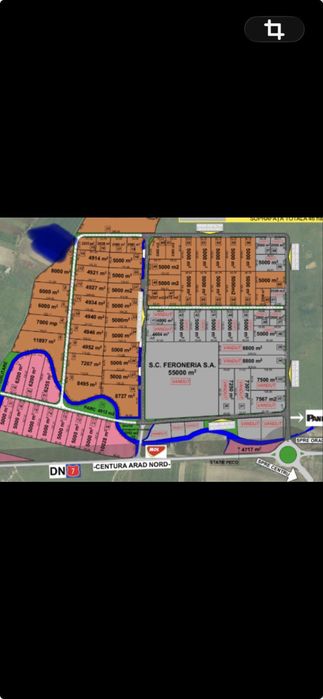 Vand sau Schimb Teren 7500 mp zona industriala Nord cu PUZ