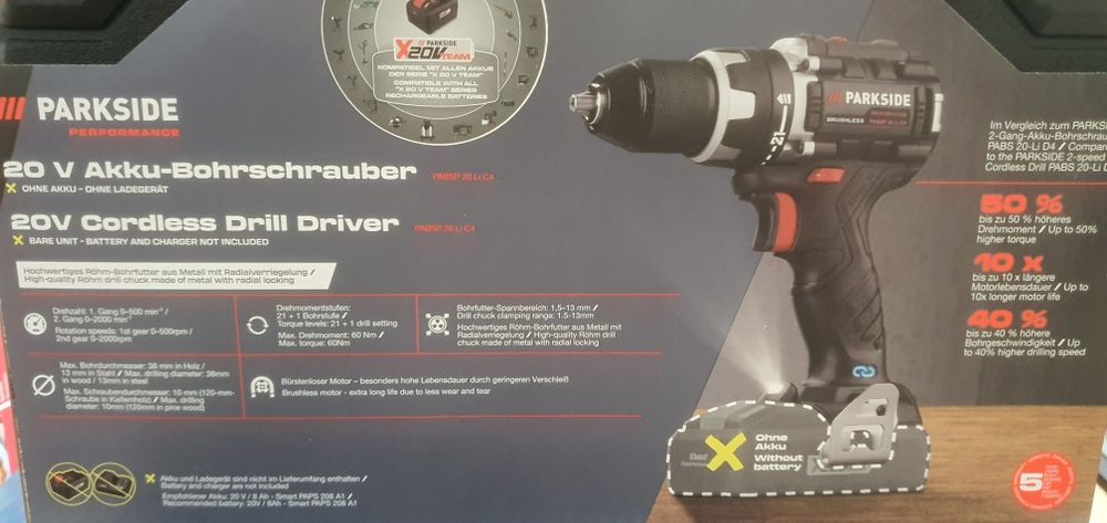 Bormasina parkside Performance