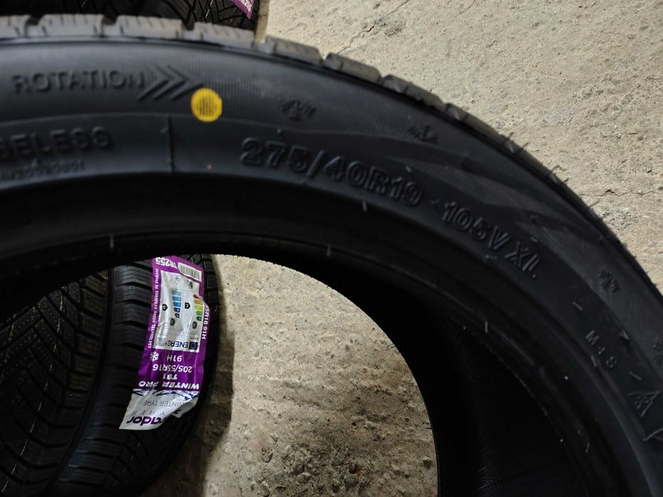 4бр.НОВИ зимни гуми SONIX 245 45 19+275 40 19 DOT25 цена за брой