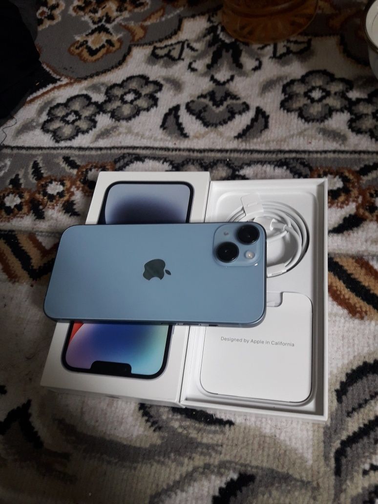 iPhone 14, 128, blue