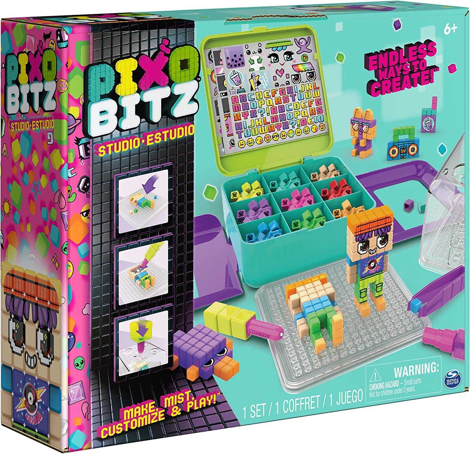 PIXO BITZ Кубчета за моделиране Студио Креативен Творчески 3D Комплект