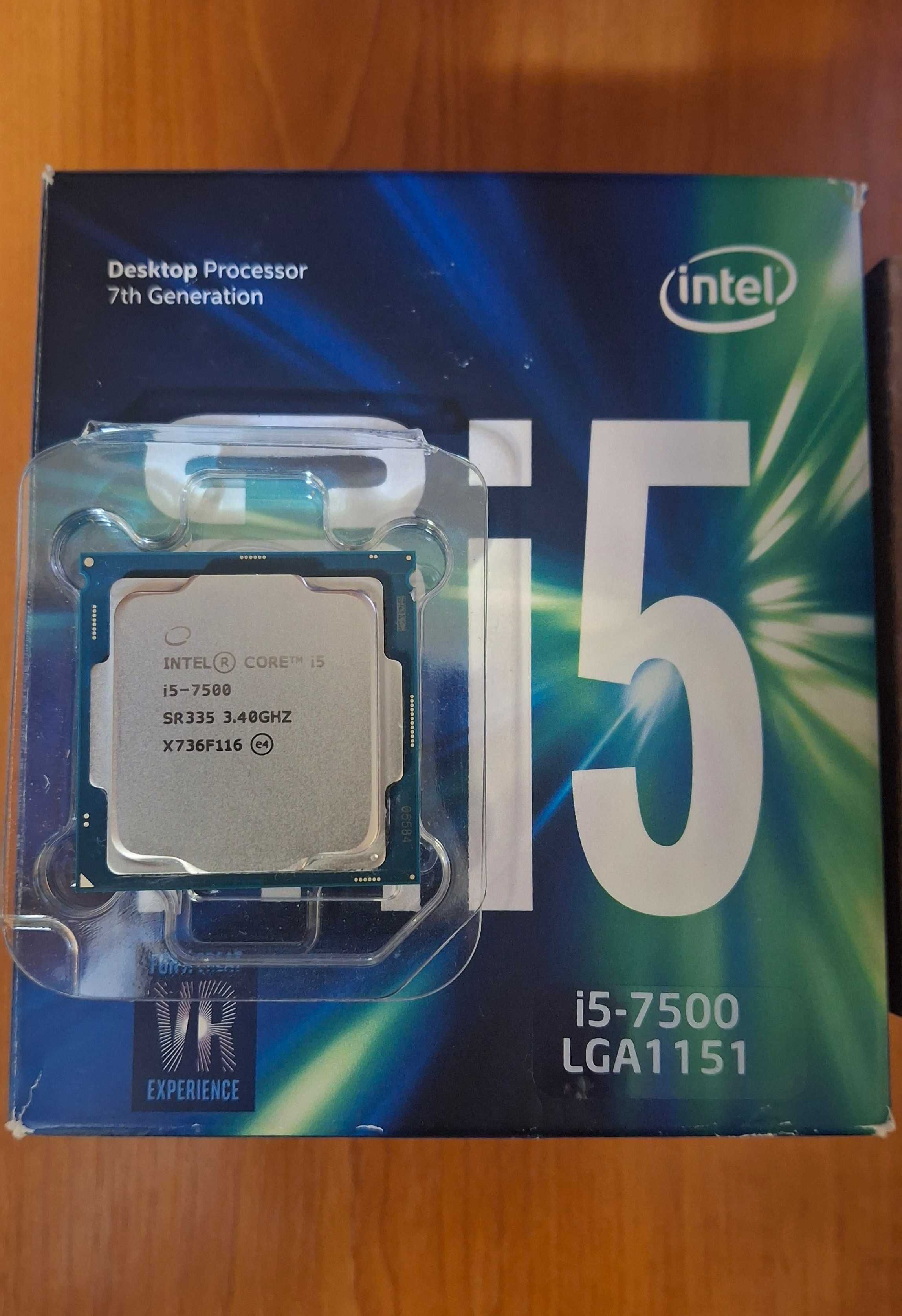 Procesor Intel I5 7500 + cooler stock nou