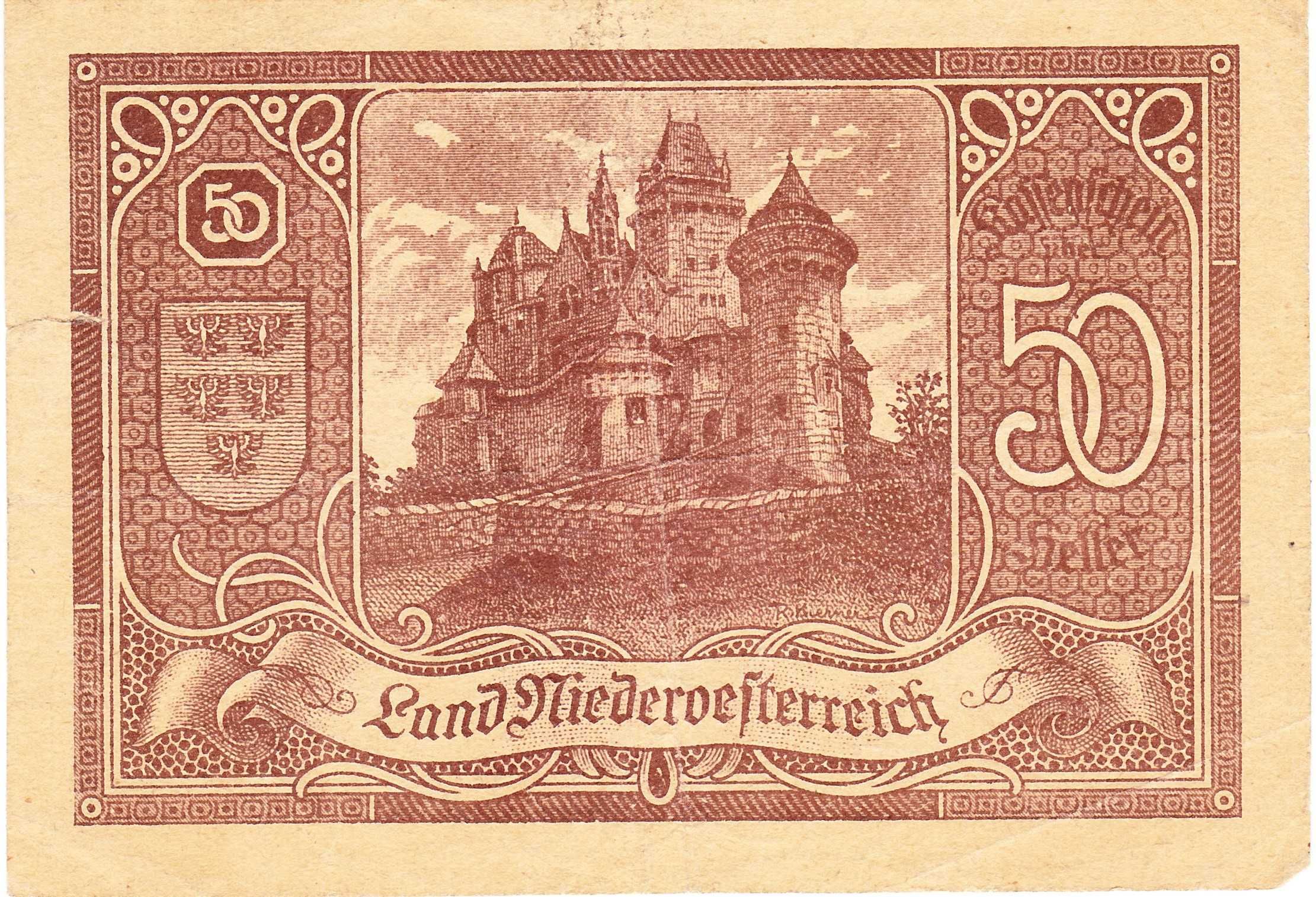 Bancnota austriaca veche