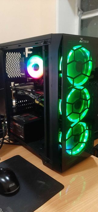 i7-4790 + RX 580 8gb + 16GB RAM + 512GB SSD / Moshniy Gaming RGB PC!