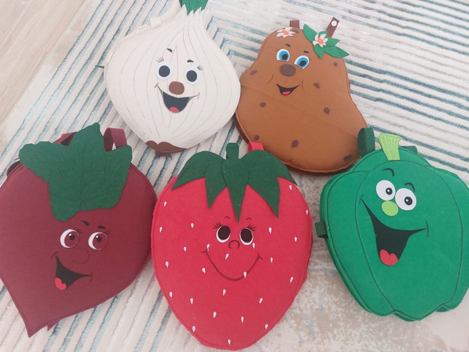 Детские овощные костюмы для утренника