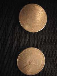 Monede vechi din anul 2001 de o mie de lei cu Constantin Brancoveanu