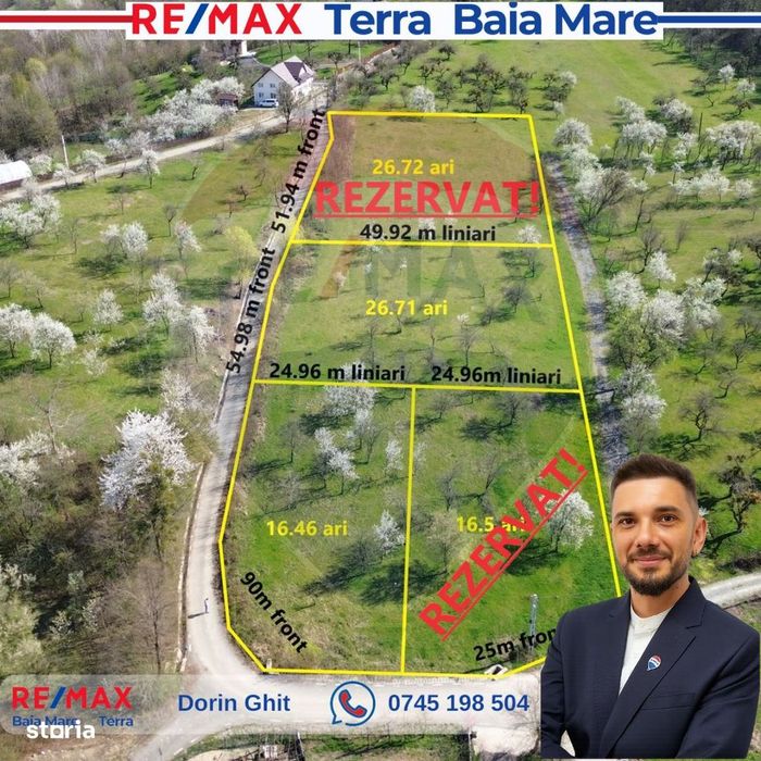 Teren intravilan pentru casă Cărbunari