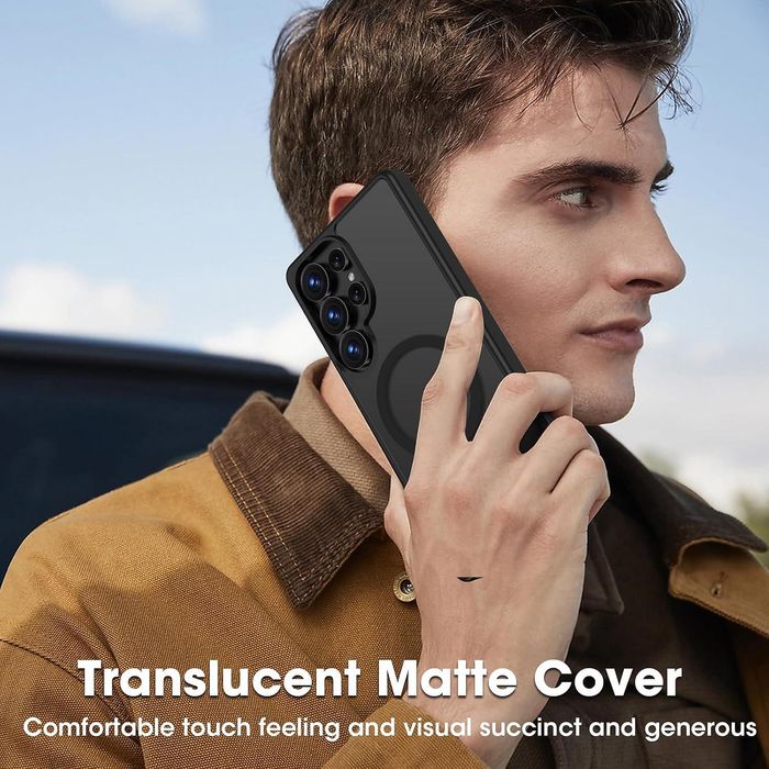 Матов magsafe кейс за samsung galaxy s25 ultra