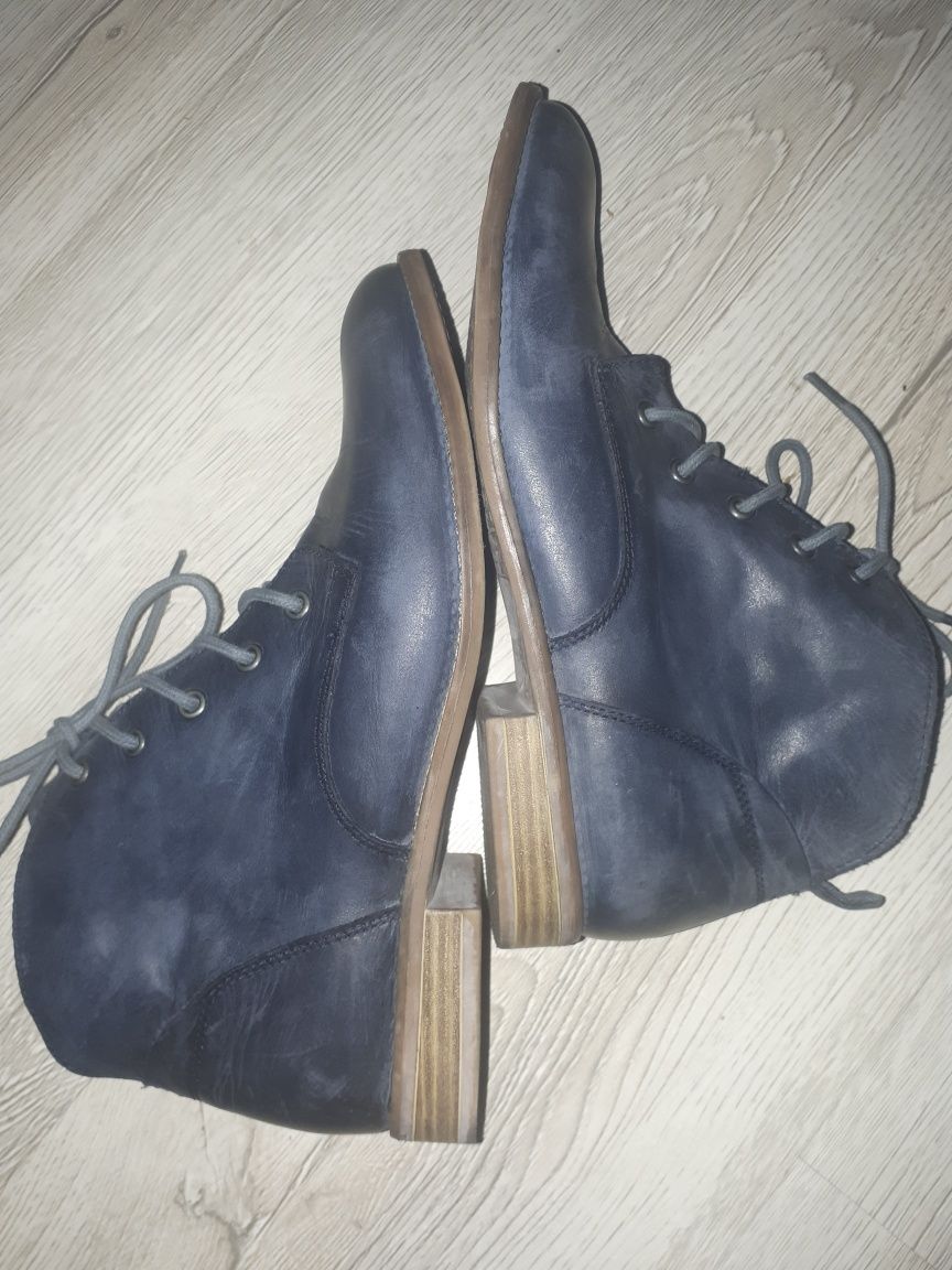 Botine (ghete) masura 38, din piele, marca Tamaris