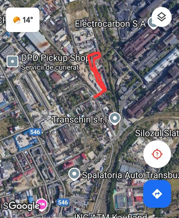 Hale și teren zona industrială