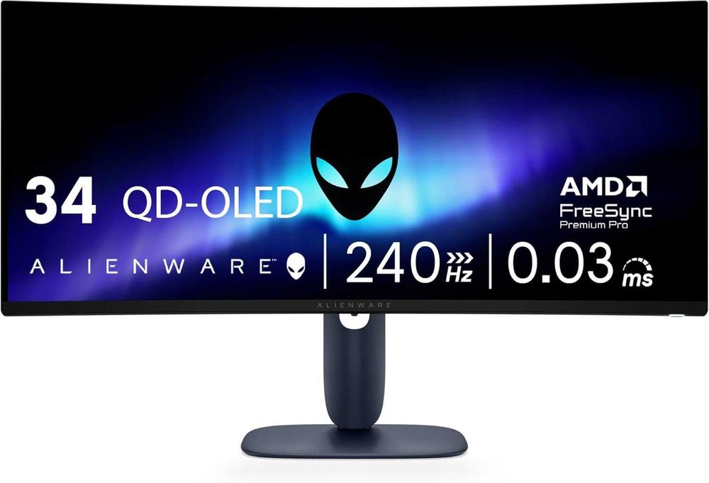 Monitor DELL Alienware 34 240Hz QD-OLED AW3425DW