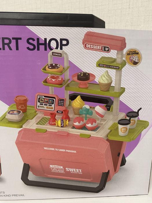 Детско куфарче - сладкарница, сладкарски щанд