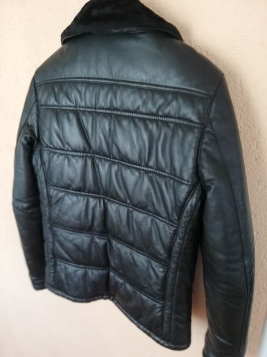 Geaca piele bărbați Zara Man S