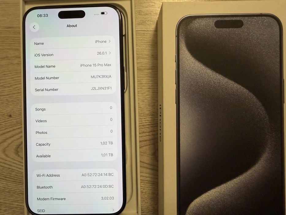 iphone 15 pro max 1tb impecabil factura garantie liber de retea