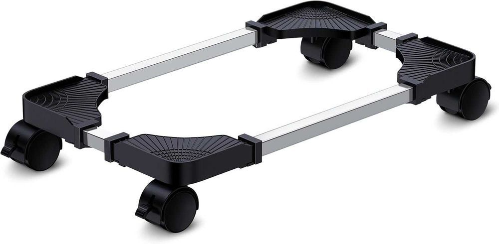 Stand ajustabil pe roti pentru unitate PC, 39-54 cm