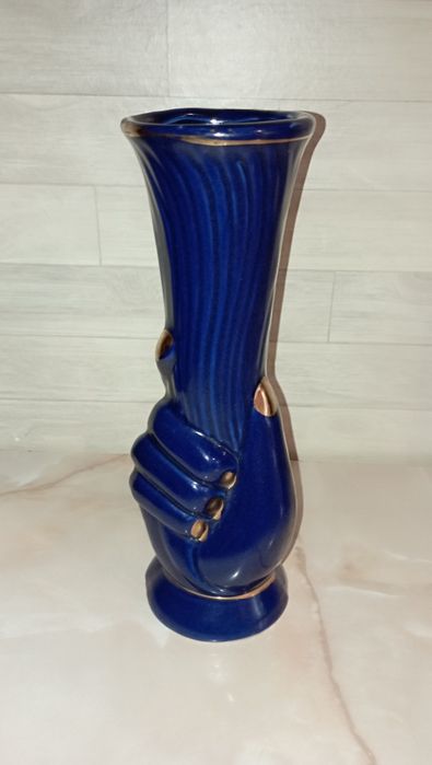 urna din portelan cobalt